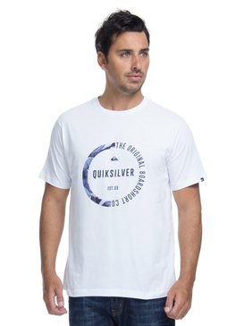 quiksilver, Camiseta Manga Curta Regular Fit Revenge Quiksilver, WHITE (wht) QK CAM BAS M/C REVENGE BR61114432