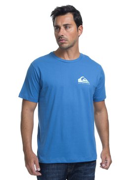 quiksilver, Camiseta Manga Curta Regular Fit Panhandler Quiksilver, COBALT* (cob) QK CAM BAS M/C PANHANDLER BR61114436