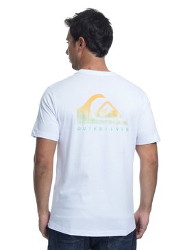 quiksilver, Camiseta Manga Curta Regular Fit Panhandler Quiksilver, WHITE (wht) QK CAM BAS M/C PANHANDLER BR61114436