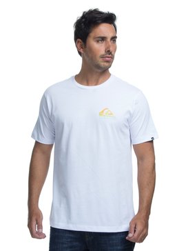 quiksilver, Camiseta Manga Curta Regular Fit Panhandler Quiksilver, WHITE (wht) QK CAM BAS M/C PANHANDLER BR61114436