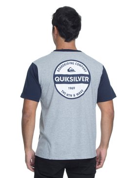 quiksilver, Camiseta Manga Curta Regular Fit Snaken Quiksilver, CACTUS GREEN* (gre) QK CAM BAS M/C SNAKEN BR61114443