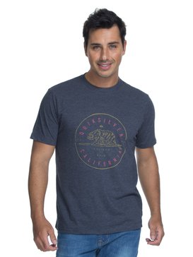 quiksilver, Camiseta Manga Curta Regular Fit Roamer Quiksilver, NAVY HEATHER* (nvy) QK CAM BAS M/C ROAMER BR61114484
