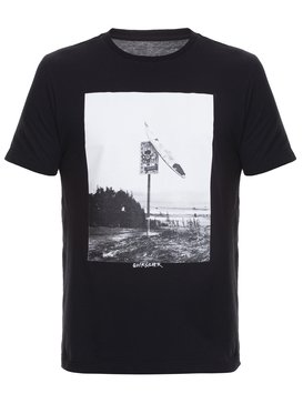 quiksilver, Camiseta Masculina Manga Curta Slim Fit com Bolso Quiksilver, BLACK (blk) QK CAM ESPECIAL M/C SMASHED BR61142731