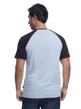quiksilver, QK CAM ESPECIAL M/C EVERYDAY RAGLAN, GREY HEATHER* (gre) QK CAM ESPECIAL M/C EVERYDAY RAGLAN BR61142837