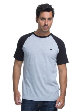quiksilver, QK CAM ESPECIAL M/C EVERYDAY RAGLAN, GREY HEATHER* (gre) QK CAM ESPECIAL M/C EVERYDAY RAGLAN BR61142837