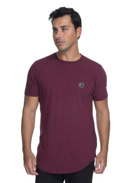 quiksilver, Camiseta Manga Curta Sacallop Fit Pocket Loves Quiksilver, WINE (win) QK CAM ESPECIAL M/C POCKET LOVES BR61142845