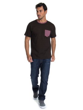 quiksilver, Camiseta Manga Curta Slim Fit Pocket Quiksilver, MUSGO* (msg) QK CAM ESP M/C POCKET BR61142849