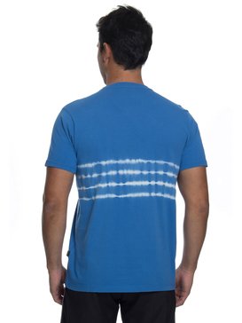 quiksilver, Camiseta Manga Curta Slim Fit Tye Dye Strips Quiksilver, COBALT* (cob) QK CAM M/C ESP TIE DYE STRIPS BR61142886