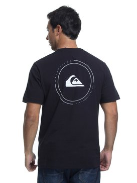 quiksilver, Camiseta Lycra Surf Tee Round Quiksilver, BLACK* (blk) QK CAMISETA SURF MC ROUND SURF TEE BR61151048