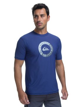 quiksilver, Camiseta Lycra Surf Tee Wave Quiksilver, NAVY (nvy) QK CAMISETA SURF M/C WAVE SURF TEE BR61151049