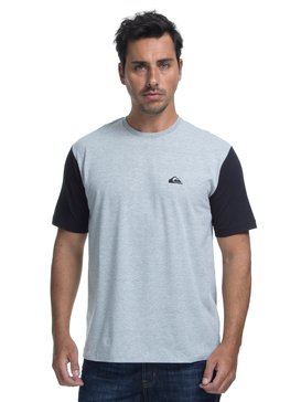 quiksilver, Camiseta Lycra Surf Tee Logo Quiksilver, MESCLA* (mes) QK CAMISETA SURF M/C LOGO SURF TEE BR61151050