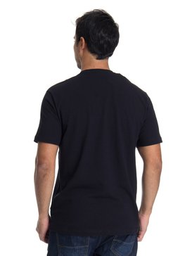 quiksilver, Camiseta Lycra Surf Tee Transfer Quiksilver, BLACK* (blk) QK TRANSFER SURF TEE BR61151052