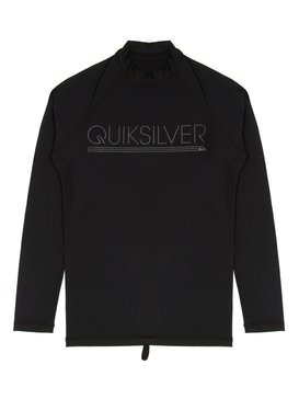 quiksilver, QK CAMISETA SURF M/L SIGNATURE LS, BLACK* (blk) QK CAMISETA SURF M/L SIGNATURE LS BR61211037