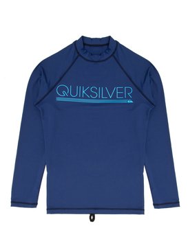 quiksilver, QK CAMISETA SURF M/L SIGNATURE LS, NAVY HEATHER* (nvy) QK CAMISETA SURF M/L SIGNATURE LS BR61211037