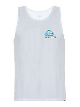 quiksilver, Regata Masculina Estampa Frente e Costas Quiksilver, WHITE (wht) QK REGATA FADED LOGO BR61231866
