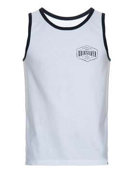 quiksilver, Regata Masculina Estampa Frente e Costas Quiksilver, SNOW WHITE* (wht) QK REGATA CUT BACK BR61231872