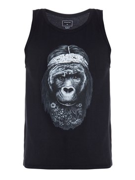 quiksilver, Regata Masculina Estampa Frontal Quiksilver, TRUE BLAK / BALTIC BLUE (blk) QK REGATA HURRAY MONKEY BR61231883