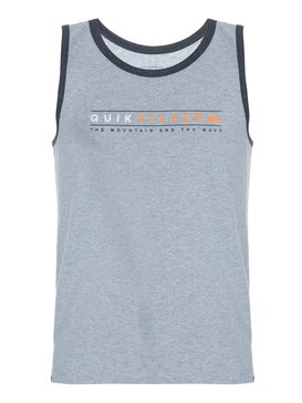 quiksilver, Regata Masculina Estampa Frontal Quiksilver, MESCLA CLARO* (mec) QK REGATA CLEAN WAYS BR61231890