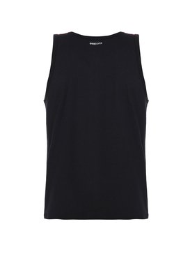 quiksilver, Camiseta Regata Regular Fit Sauna Stars Quiksilver, TRUE BLAK / BALTIC BLUE (blk) QK REGATA SAUNA STARS BR61231933