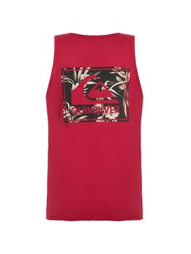 quiksilver, Camiseta Regata Regular Fit Flora Feels Quiksilver, ROUGE RED* (red) QK REGATA FLORAL FEELS BR61231939