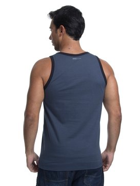 quiksilver, Camiseta Regata Regular Fit Resin Feel Quiksilver, NAVY HEATHER* (nvy) QK REGATA RESIN FEEL BR61231942