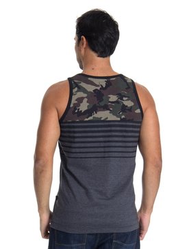 quiksilver, Camiseta Regata Regular Fit Pattern Tank Quiksilver, ARMY* (arm) QK REGATA ESP PATTERN TANK BR61231949