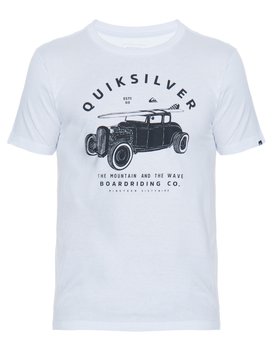quiksilver, Camiseta Masculina Manga Curta Slim Quiksilver, WHITE* (wht) QK CAM SLIM FIT M/C HOT LOG BR61241552