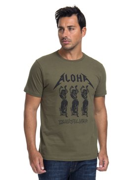 quiksilver, Camiseta Manga Curta Slim Fit Peach Buzz Quiksilver, ARMY* (arm) QK CAM SLIM FIT PEACH BUZZ BR61241584