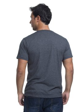 quiksilver, Camiseta Manga Curta Slim Fit Labor Force Quiksilver, TRUE BLAK / BALTIC BLUE (blk) QK CAM SLIM FIT LABOR FORCE BR61241587