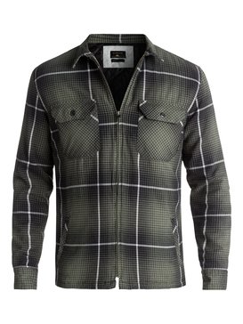 quiksilver, Camisa Manga Longa Regular Fit Cypress Road Quiksilver, FOUR LEAF CLOVER CYPRESS ROAD* (gph1) QK CAMISA M/L CYPRESS ROAD IMP BR62291166