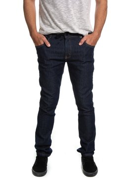 quiksilver, Calça Masculina Jeans Slim com Bolsos Traseiros Quiksilver, DENIM* (den) QK CALCA JEANS SKATE DENIM BR63331568