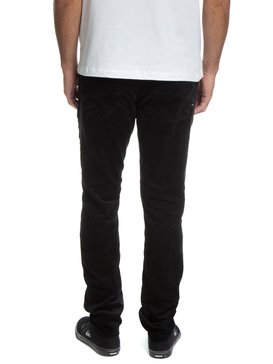 quiksilver, Calça em Veludo Cotelê Cracker Quiksilver, BLACK (blk) QK CALCA JEANS ESP KRACKER BR63351205