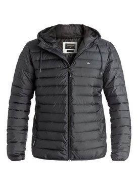 quiksilver, Jaqueta Puffer c/ Capuz Regular Fit Everyday Scaly Quiksilver, TARMAC (kta0) QK JAQUETA EVERYDAY SCALY IMP BR64451240