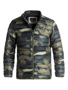 quiksilver, Jaqueta Camuflada Regular Fit Scaly Full Zip Quiksilver, FOUR LEAF CLOVER RESIN CAMO (gph6) QK JAQUETA SCALY FULL ZIP IMP BR64451260