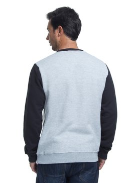 quiksilver, QK MOLETOM CARECA WEIDMAN CREW, GREY HEATHER* (grh) QK MOLETOM CARECA WEIDMAN CREW BR65491201