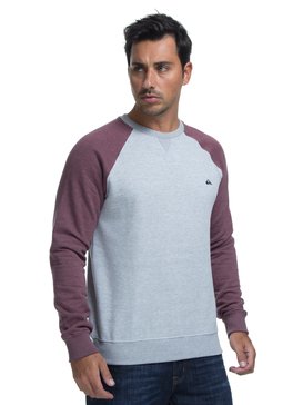 quiksilver, QK MOLETOM CARECA EVERYDAY CREW, GREY HEATHER (grh) QK MOLETOM CARECA EVERYDAY CREW BR65491204