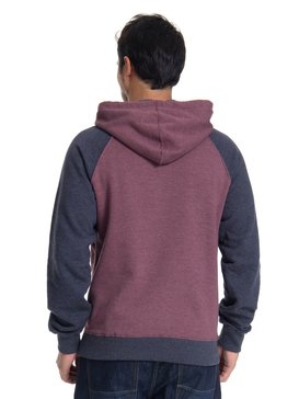 quiksilver, Moletom Canguru Fechado Raglan c/ Capuz Everyday Hood Quiksilver, WINE (win) QK MOLETOM CANGURU EVERYDAY HOOD BR65501769