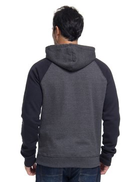 quiksilver, QK MOLETON CANGURU SNAKEN RAGLAN, BLACK* (blk) QK MOLETON CANGURU SNAKEN RAGLAN BR65501770