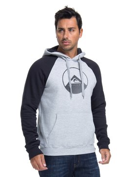 quiksilver, QK MOLETON CANGURU SNAKEN RAGLAN, GREY HEATHER* (gre) QK MOLETON CANGURU SNAKEN RAGLAN BR65501770
