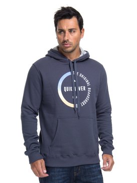 quiksilver, QK MOLETOM CANGURU HOOD SCREEN, NAVY* (nvy) QK MOLETOM CANGURU HOOD SCREEN BR65501771