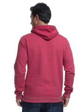 quiksilver, QK MOLETOM CANGURU HOOD SCREEN, HEATHER RED RIO* (red) QK MOLETOM CANGURU HOOD SCREEN BR65501771