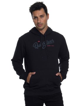 quiksilver, QK MOLETOM CANGURU WAVEY GLAZE, BLACK* (blk) QK MOLETOM CANGURU WAVEY GLAZE BR65501774