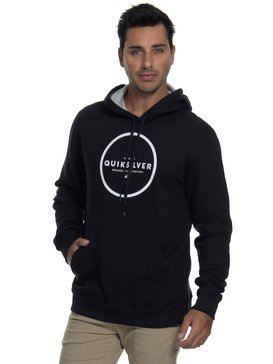 quiksilver, QK MOLETOM CANGURU HUNTER DOWN, BLACK* (blk) QK MOLETOM CANGURU HUNTER DOWN BR65501775