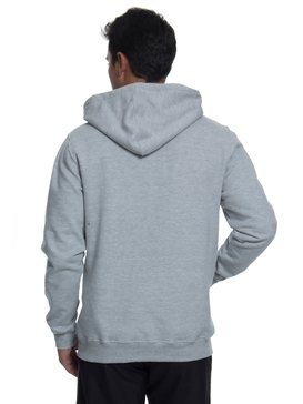 quiksilver, Moletom Canguru Fechado c/ Capuz Thin Mark Quiksilver, GREY HEATHER (grh) QK MOLETOM CANGURU THIN MARK BR65501776