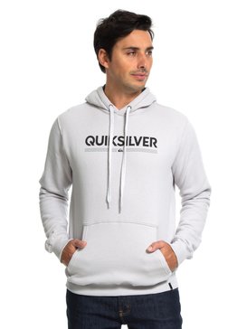 quiksilver, QK MOLETOM CANGURU TOUGH LUCK, SILVER (sil) QK MOLETOM CANGURU TOUGH LUCK BR65501782