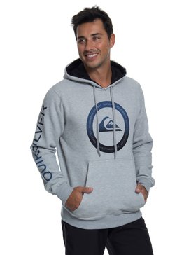 quiksilver, QK MOLETOM ESP CANG FECH KAHU, GREY HEATHER (gre) QK MOLETOM ESP CANG FECH KAHU BR65501783