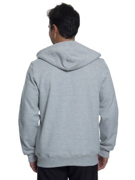 quiksilver, QK MOLETOM CANGURU LETTERING GLOWS, GREY HEATHER* (gre) QK MOLETOM CANGURU LETTERING GLOWS BR65501798