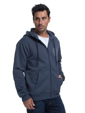quiksilver, Moletom Canguru Aberto c/ Capuz Spry Bay Quiksilver, NAVY HEATHER* (nvy) QK MOLETOM CANGURU SPRAY BAY BR65501800