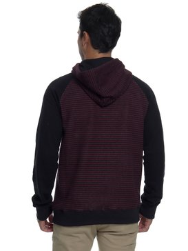 quiksilver, QK MOLETOM ESPECIAL STRIPES HOOD, WINE* (win) QK MOLETOM ESPECIAL STRIPES HOOD BR65511316