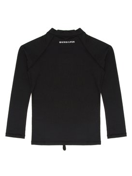 quiksilver, QK CAMISETA SURF JUV STRIPE LOGO LS, BLACK* (blk) QK CAMISETA SURF JUV STRIPE LOGO LS BR66601014